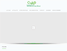 Tablet Screenshot of cvao.org